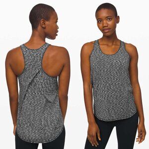 LULULEMON "Essential" Spaced Out Space Dye Pleated Luon Tank | US 8 10 | $58
